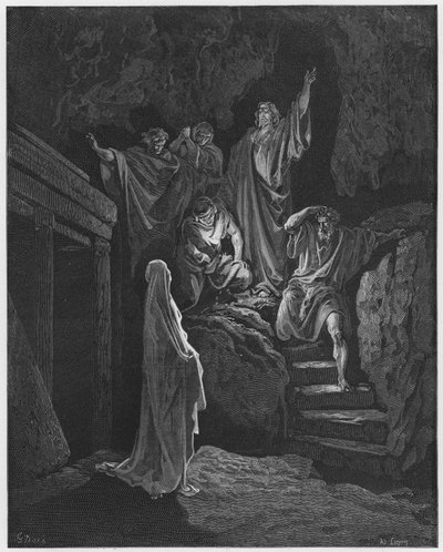 Resurrection of Lazarus by Gustave Dore